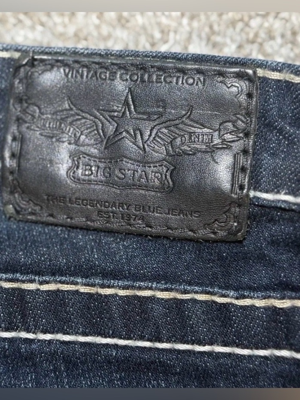 Big Star LIV Women's 28 R Boot Cut Jeans
Stretch Denim Distressed Msrs 31 X 32 - Picture 11 of 12